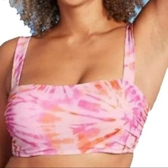 Womens‎ Bathing Suits Light Lift Bralette Bikini Top Size 34C Shade & Shore New - Picture 1 of 4